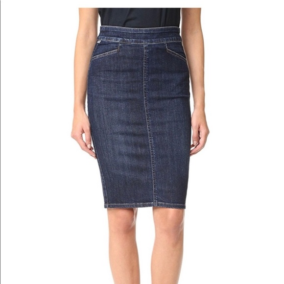 Citizens Of Humanity Dresses & Skirts - Citizens of Humanity Karmen Pencil Denim Skirt Women’s 25 Blue Dark Wash Career